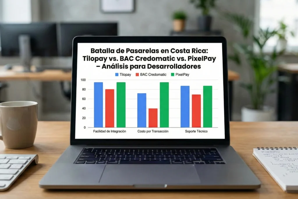 Batalla de Pasarelas en Costa Rica: Tilopay vs. BAC Credomatic vs. PixelPay – Análisis para Desarrolladores